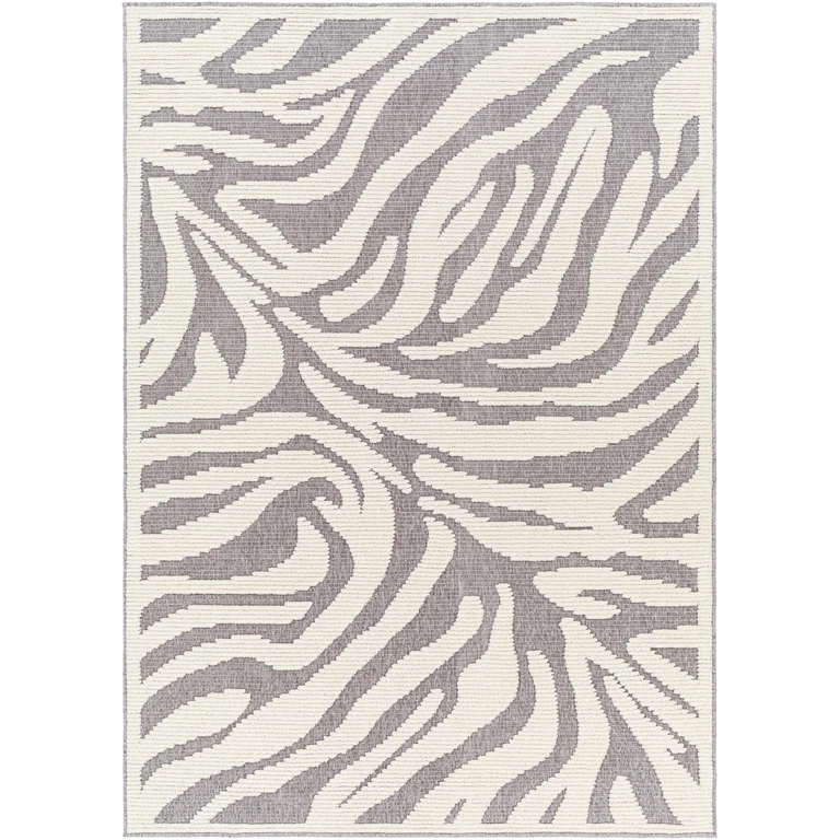 Keto Gray Zebra Rug - Clearance