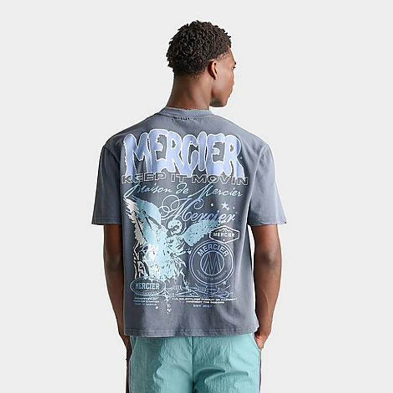 Men's Mercier Discord T-Shirt in Dark Grey Wash Size: Small