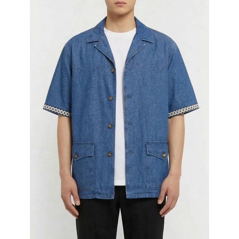 Shirt Men color Blue (DBF20AL4558)