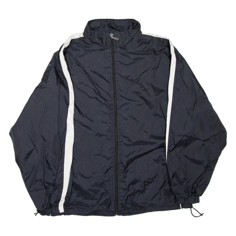WILSON Mens Track Jacket Black L