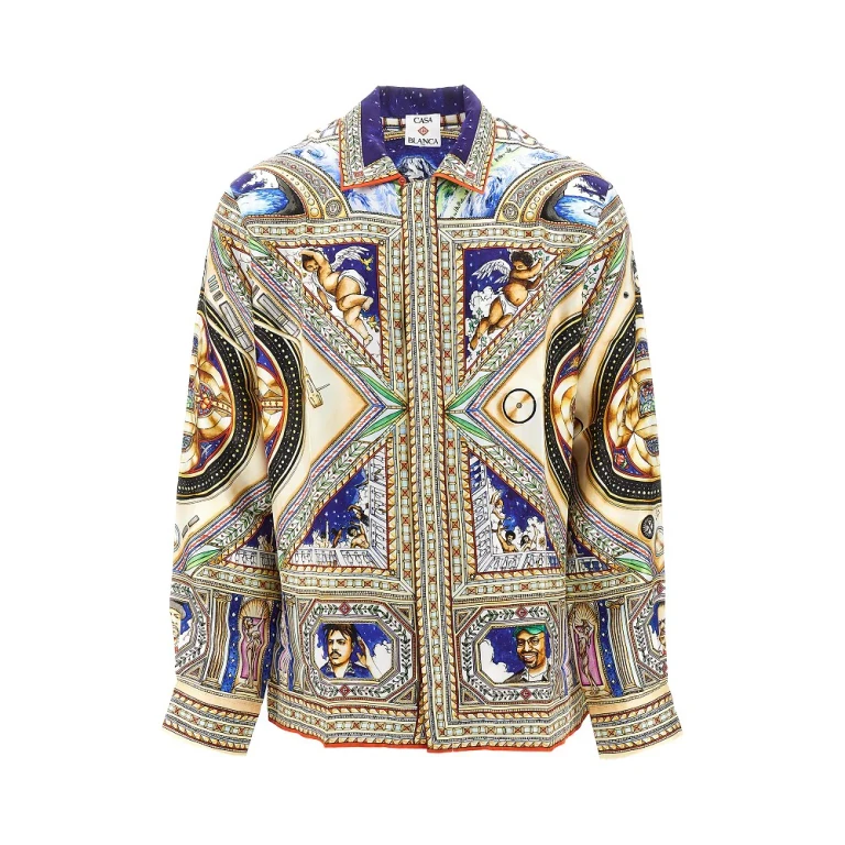 CASABLANCA 'Plafond Orne De Musique' silk shirt Man S