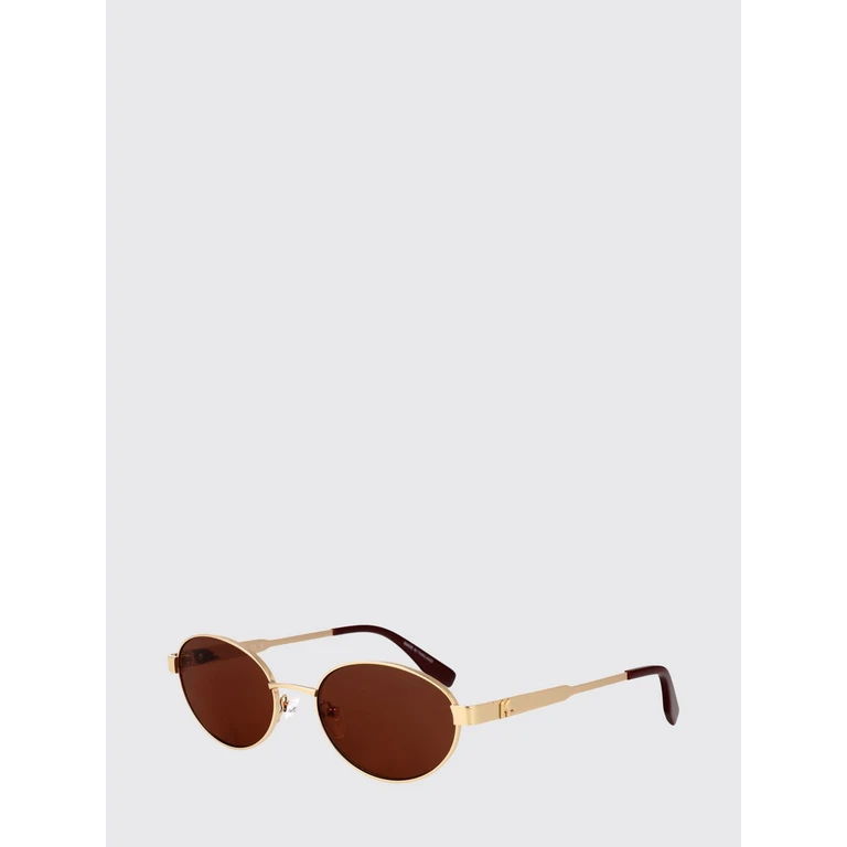 Oval Metal Sunglasses with Vintage-Inspired Design (KL366S770)