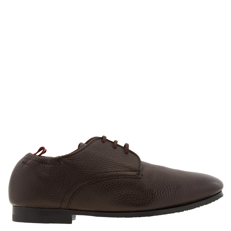 Plume Pebbled Leather Derby Shoes, Brand Size 5.5 ( US Size 6.5 )
