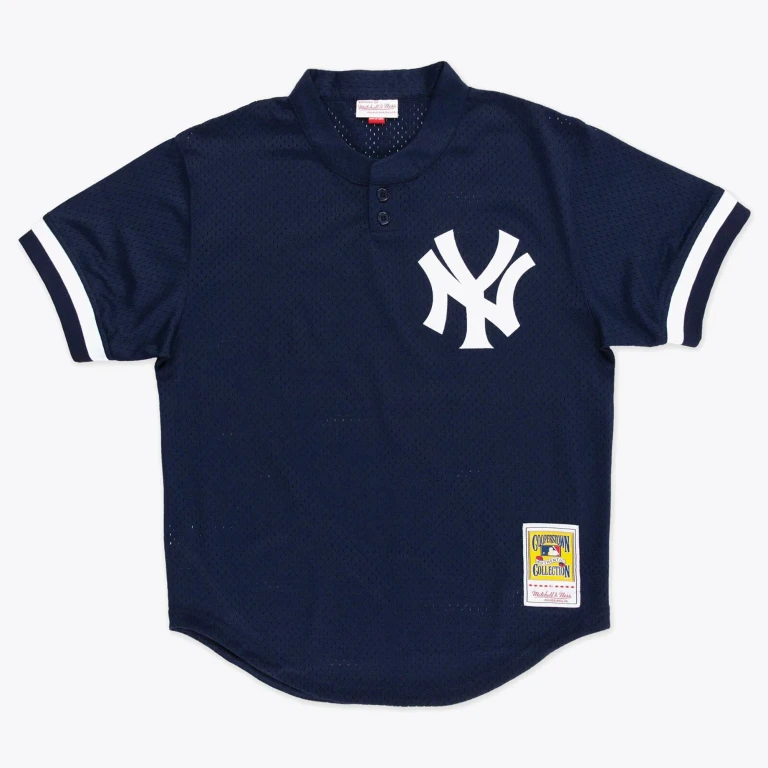 Men's MLB Authentic Bp Jersey - Yankees 1995 Bernie Williams