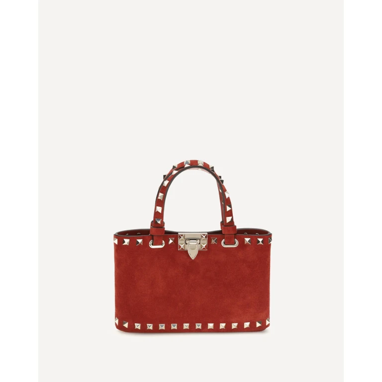 VALENTINO GARAVANI Suede Rockstud mini Handbag Female UNI