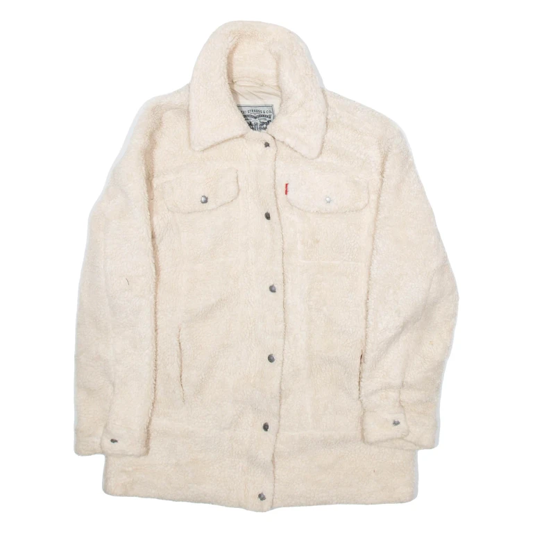 LEVI'S Sherpa Womens Jacket Cream S