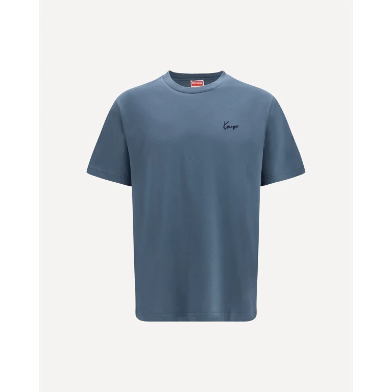 KENZO Kenzo signature embroidered cotton T-shirt Male M