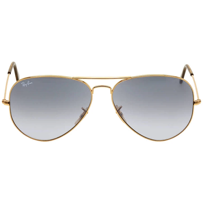 Ray Ban Aviator Havana Collection Grey Gradient Unisex Sunglasses RB3025 181/71 62