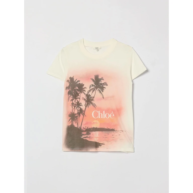 CHLOÉ T-Shirt Kids color Pink (C2085546J)