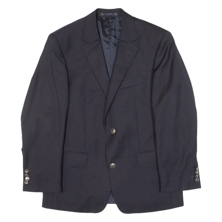 JOOP! Mens Blazer Jacket Blue Silk M