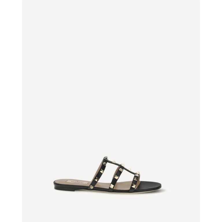 VALENTINO GARAVANI Rockstud leather Sandals Female 38 (4W2S0IH3VOD_KEL)