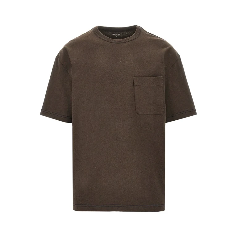 T-shirt boxy LEMAIRE avec poche poitrine