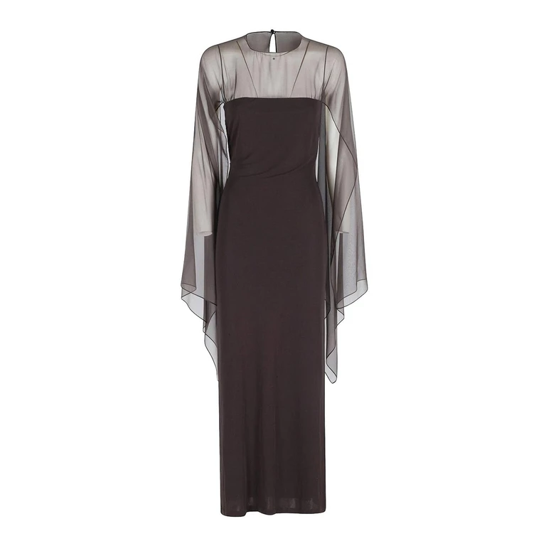 Alberta Ferretti Robe De Soirée - Marron (42201240102)