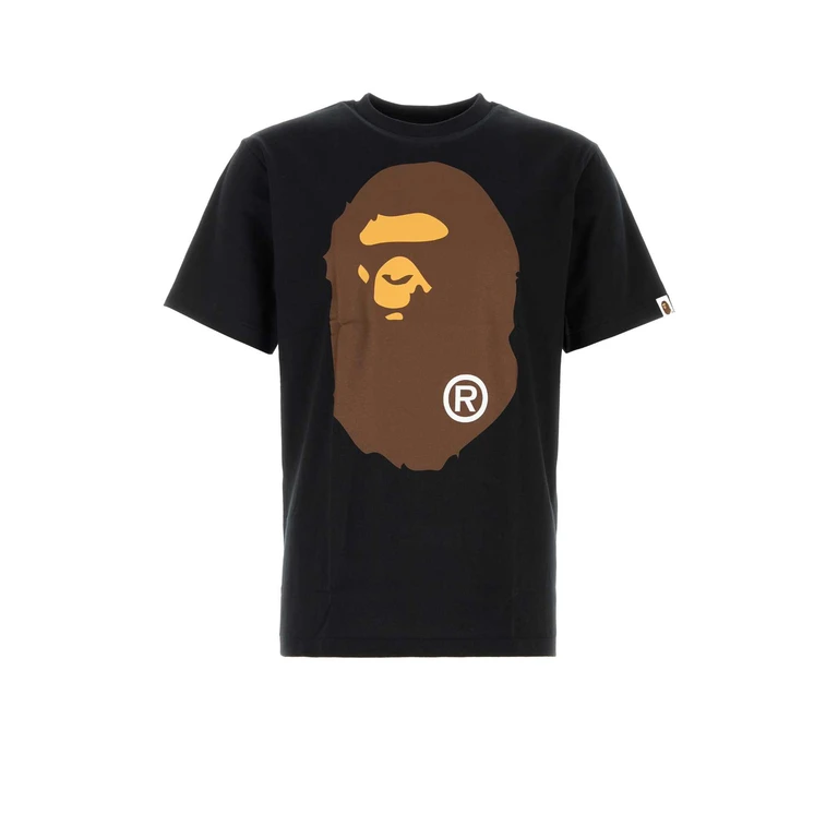 Bape White Cotton Big Ape Head T-Shirt Exterior - Men