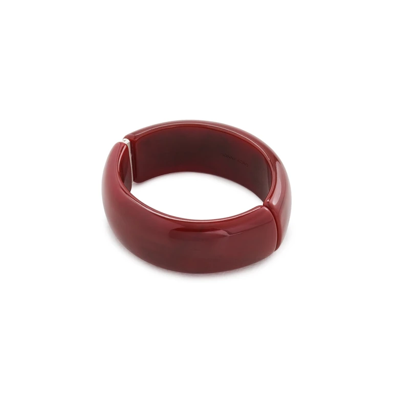 SHASHI Oval Hinge Cuff Bracelet Sardonyx One Size