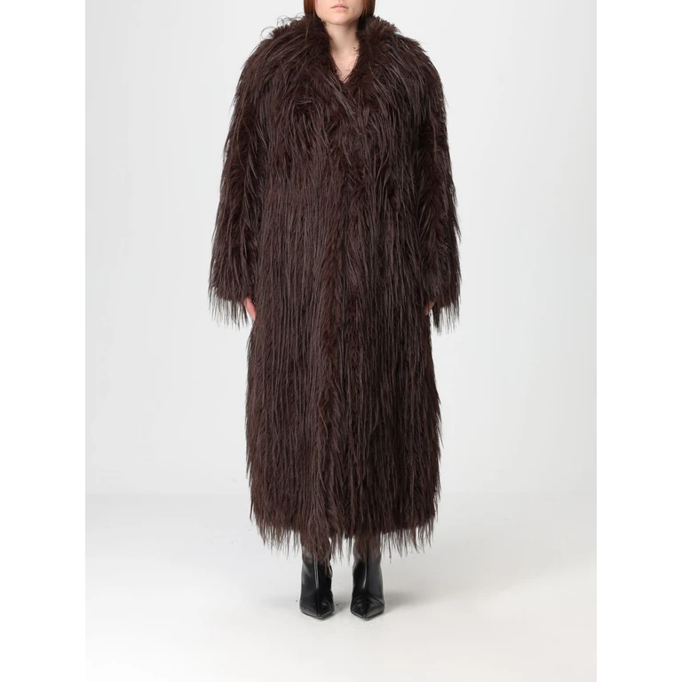 Fur Coat Woman color Brown (M5IBB1993)
