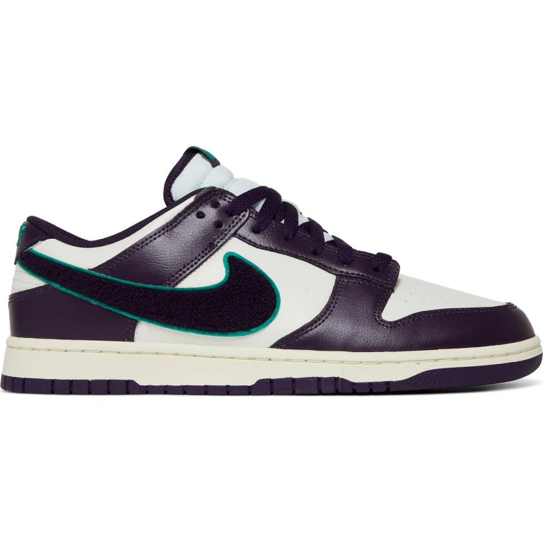 Men's Dunk Low 'Chenille Swoosh Sail Grand Purple' Sneakers