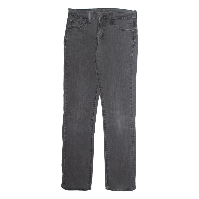 LEVI'S Womens Jeans Grey Regular Tapered W30 L31