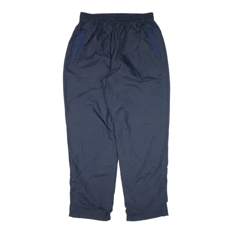 NORMAN WELLS Mens Rain Trousers Blue Nylon Tapered 2XL W32 L31