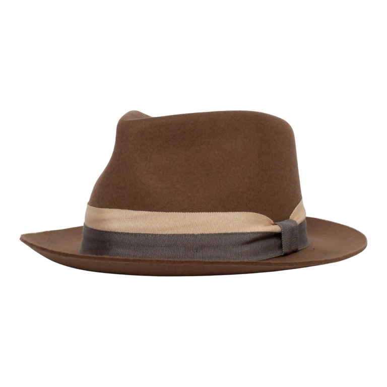 Goorin Bros Wheeler Wool Felt Fedora Hat Whiskey