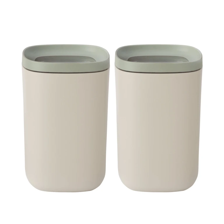 Balance 2Pc Large Covered Food Container Set 1.4qt., Recycled Material