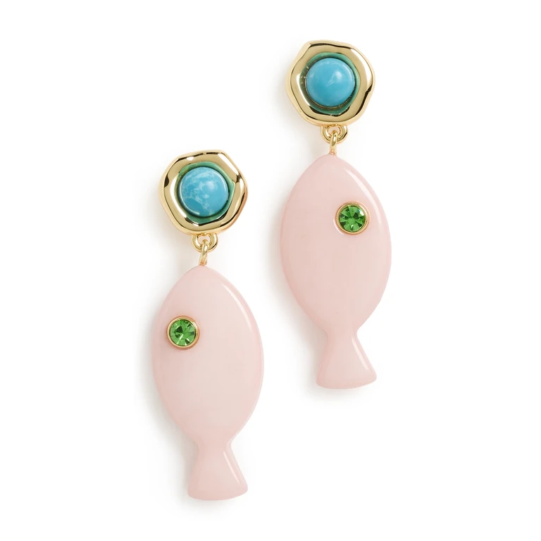 Mignonne Gavigan Liliana Earrings Pink One Size