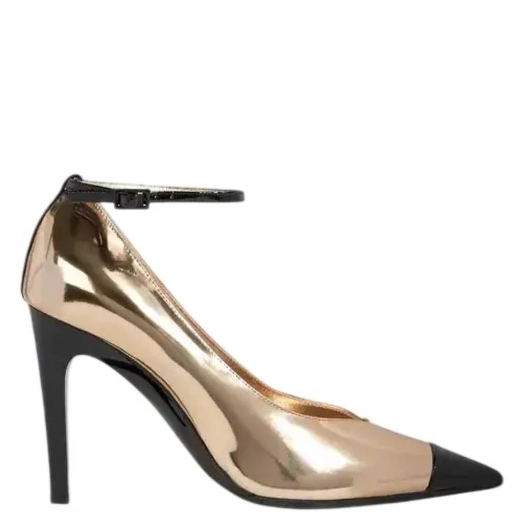 Cierra 100 Mirrored Leather Pumps