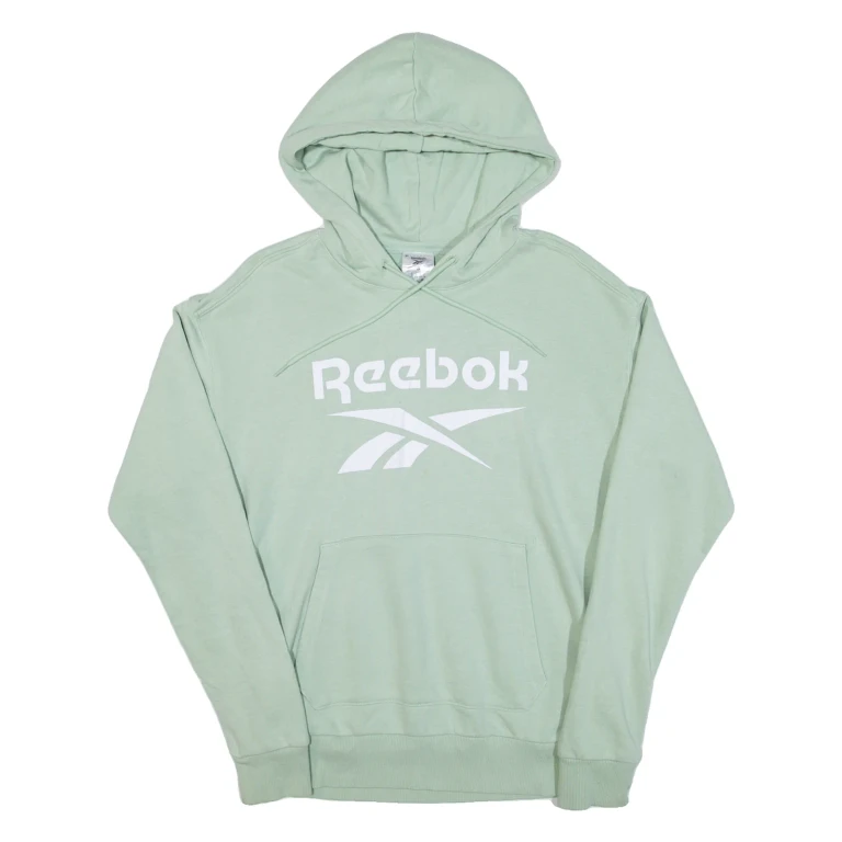REEBOK Womens Green Hoodie S