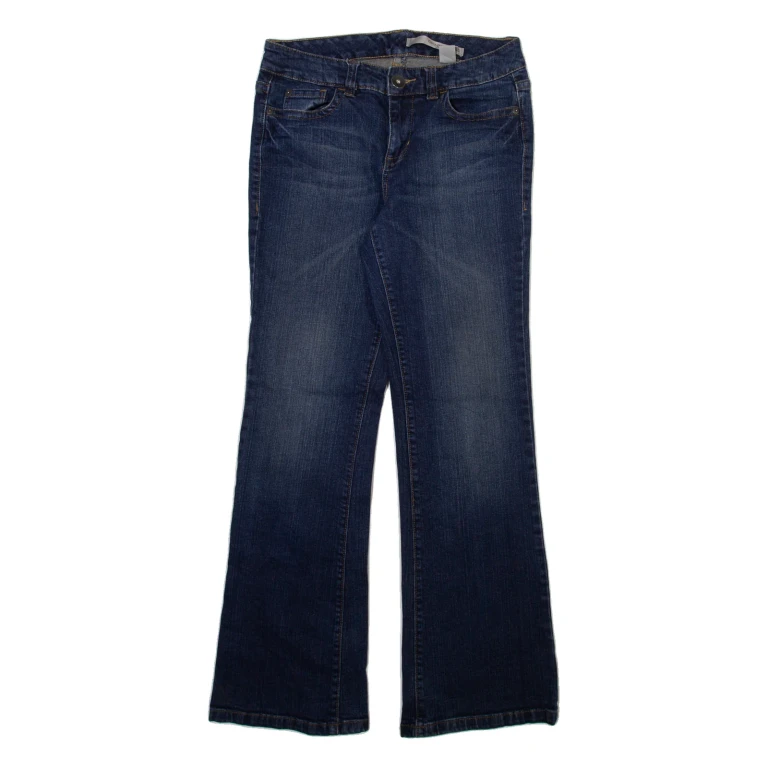 DKNY Womens Jeans Blue Regular Bootcut Stone Wash W30 L32