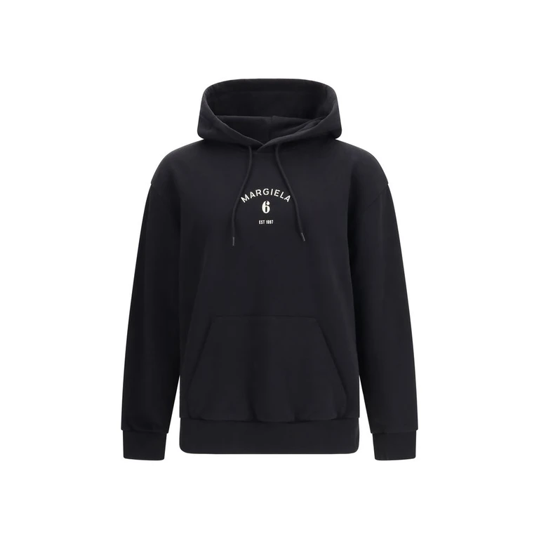 MM6 Maison Margiela Black Cotton Sweatshirt Clothing - Men