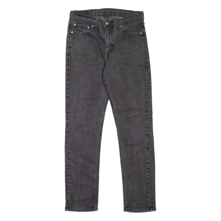 LEVI'S 511 Jeans Mens Black Slim Straight W30 L32