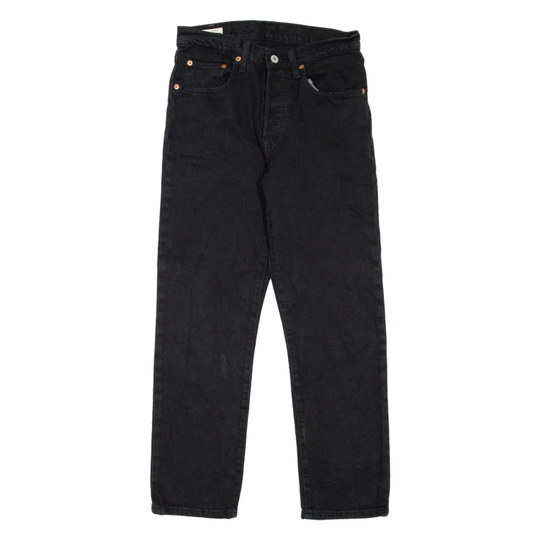 LEVI'S 501 BIG E Jeans Womens Black Regular Straight W26 L26