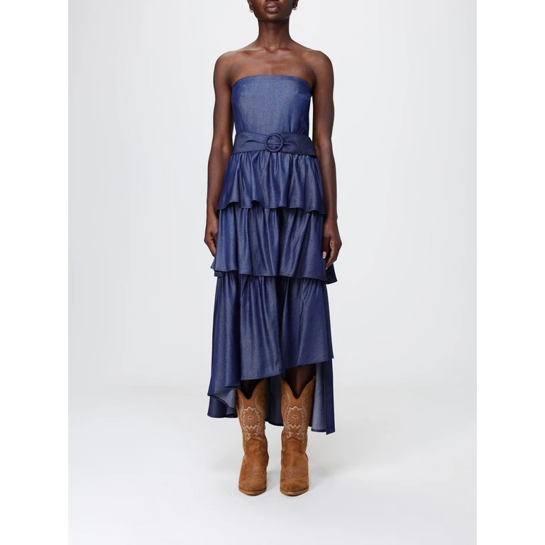 LIU JO Dress Woman color Denim (UA6275D489477000)