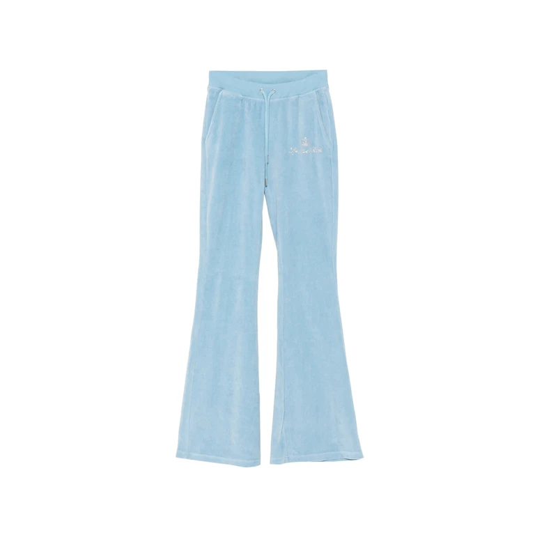 Sporty & Rich X Juicy Couture Rhinestone-embellished Track Pants