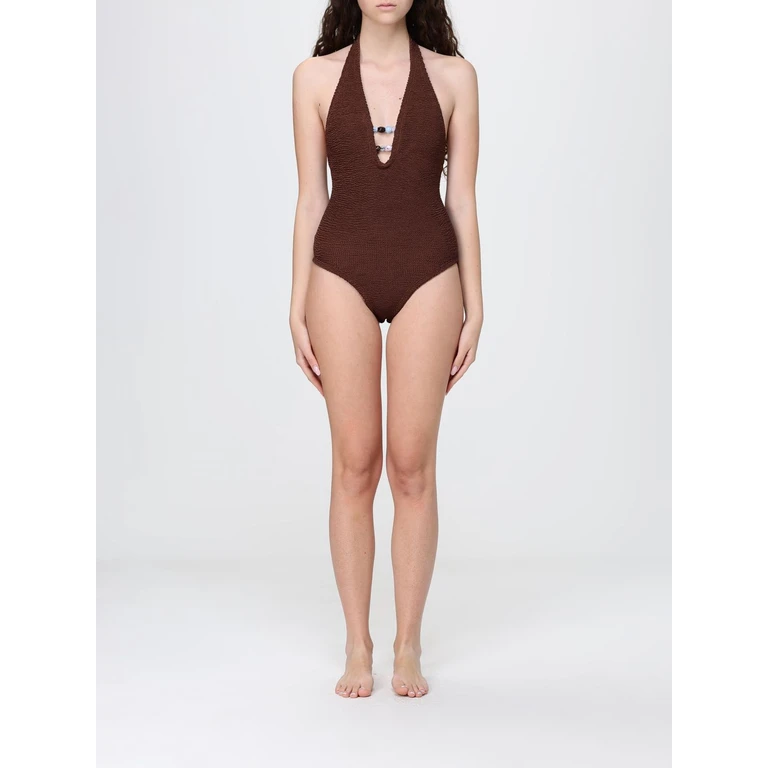 Swimsuit Woman color Brown (SADRIANABMETALLICCHOCOLATE)