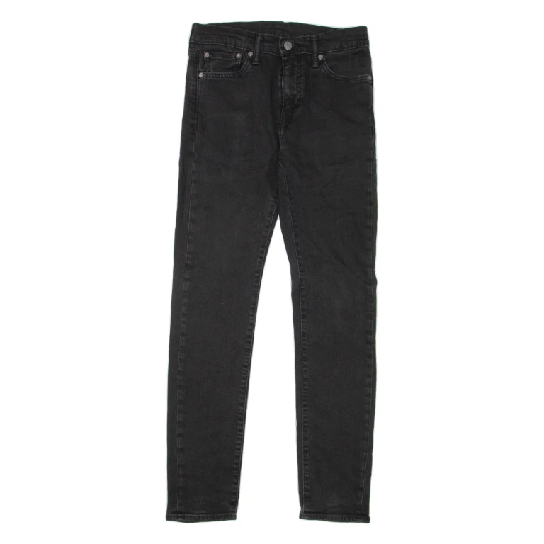 LEVI'S 510 Jeans Mens Black Slim Skinny W28 L32