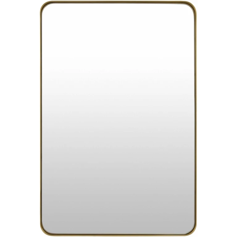 Tubii Gold Mirror with Iron Base