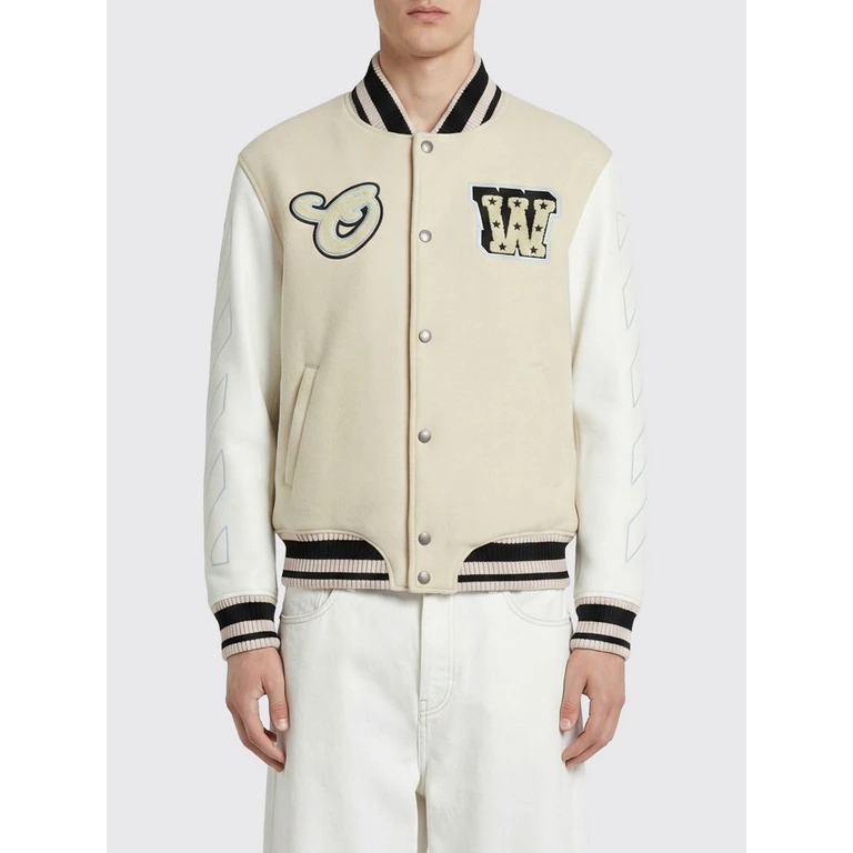 OFF-WHITE Jacket Men color Yellow Cream (44XJA122S26L0021010)