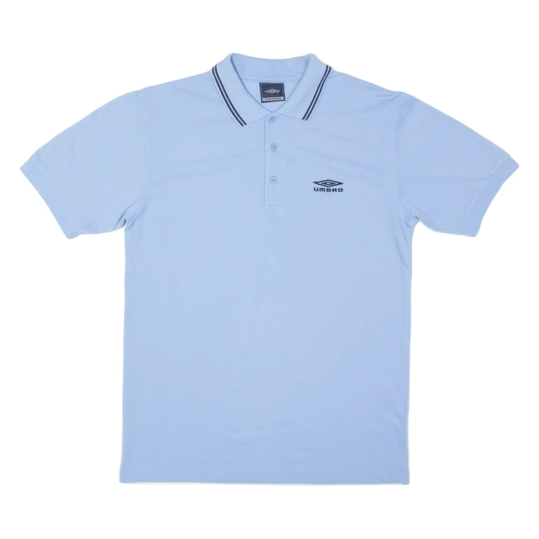 UMBRO Mens Polo Shirt Blue S (FF1-041024-5283)