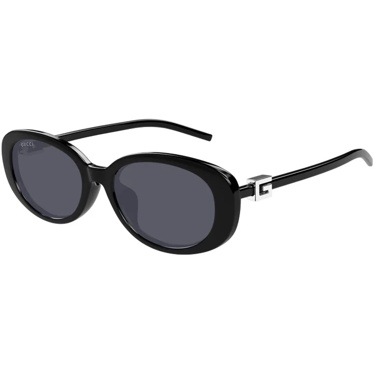 Gucci Grey Oval Ladies Sunglasses GG1684SA 001 55