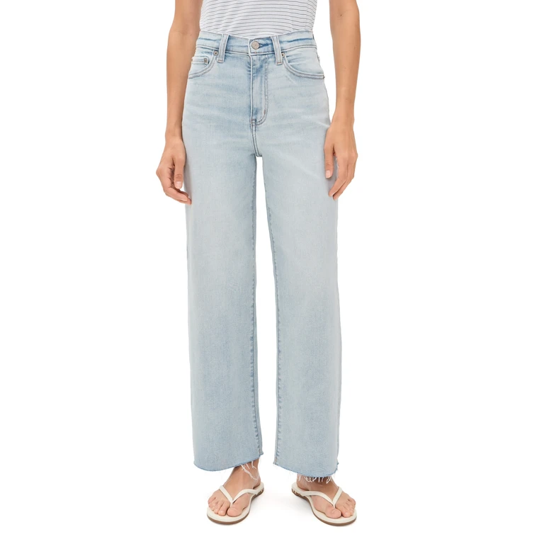 DAZE Pleaser High Rise Wide Ankle Jeans Detour 29