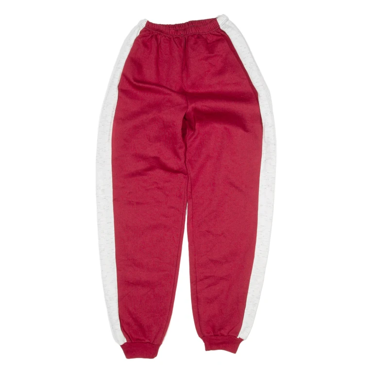 Womens Joggers Red Tapered XXS W20 L28
