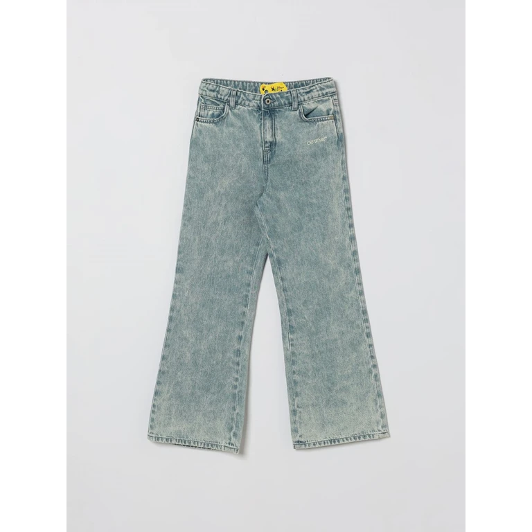 Off-White Kids Cotton Denim Jeans (44GYB001S26D001452)