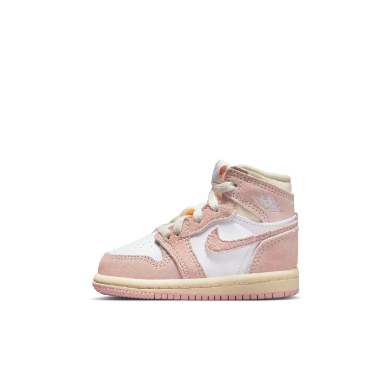Preschool Retro 1 High Og 'Washed Pink Td' Sneakers
