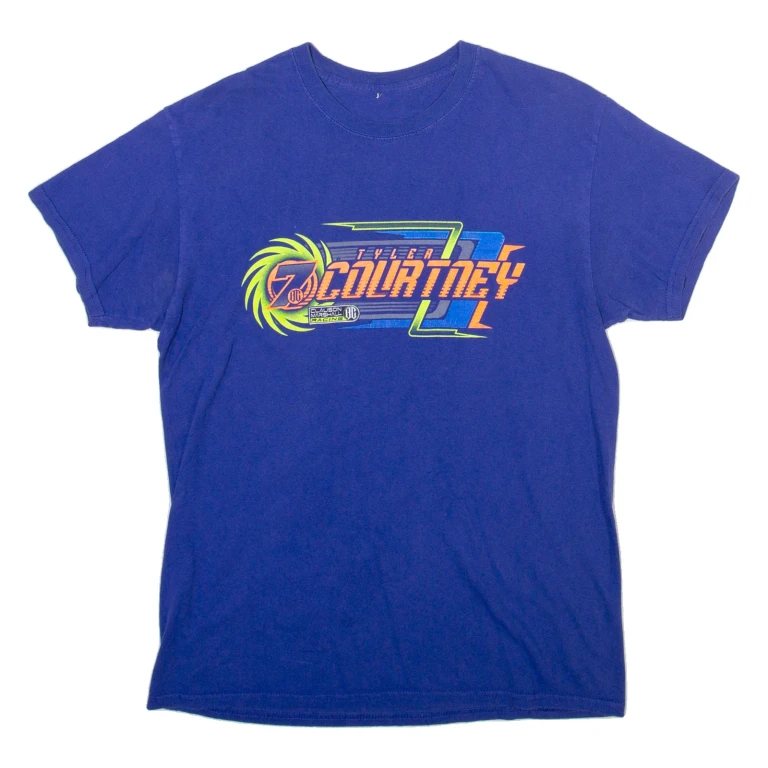 Racing Mens T-Shirt Blue S