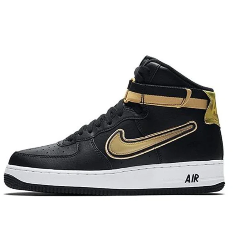 Men's Air Force 1 High 'Nba Black Metallic Gold'