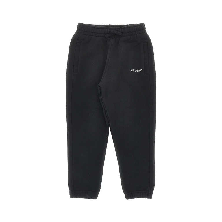 OFF WHITE Diag print sweatpants Kids 8Y