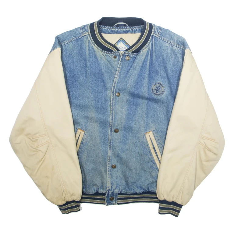 GEAR Mens Bomber Jacket Blue L