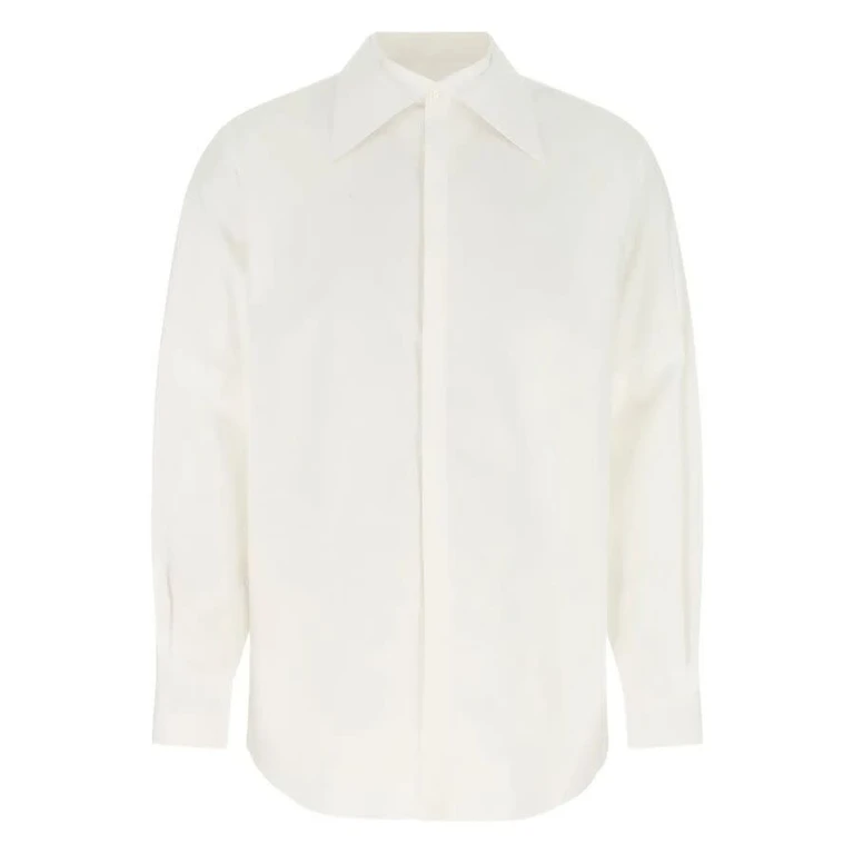 Valentino Garavani Oversized Pointed-Collar Button-Front Shirt
