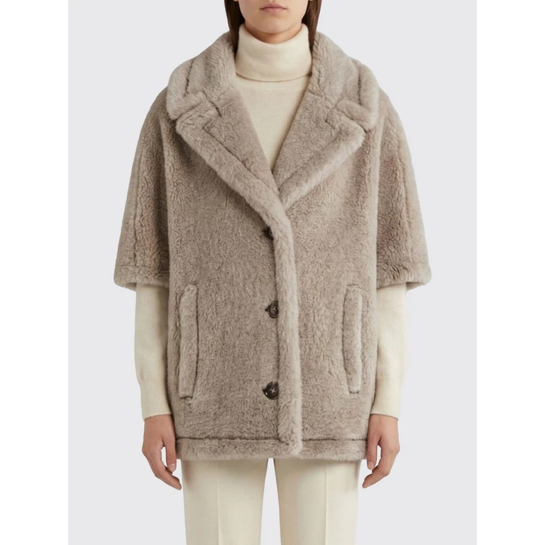 Fur Coat Woman color Moss Green (2614731191600006)